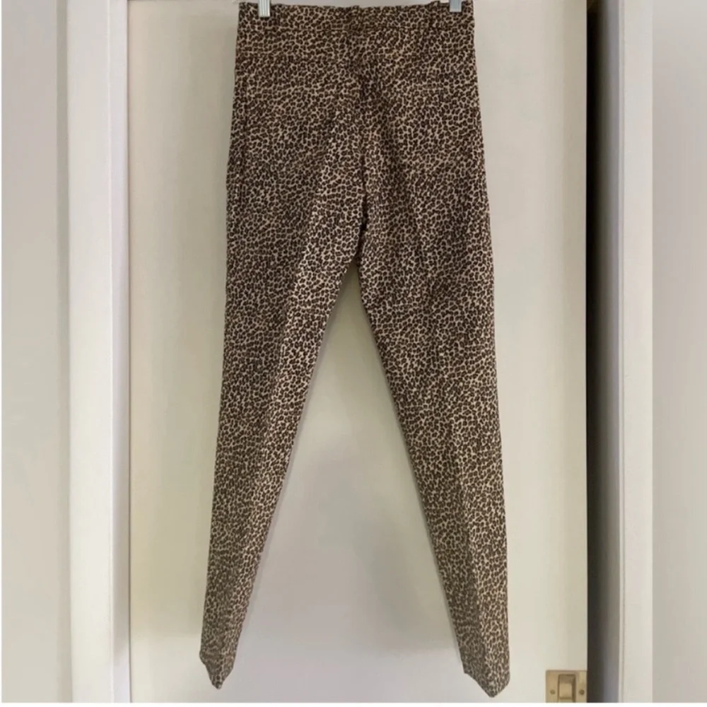 BOSSE Leopard Print Skinny Stretch Tan And Black Pants size 4